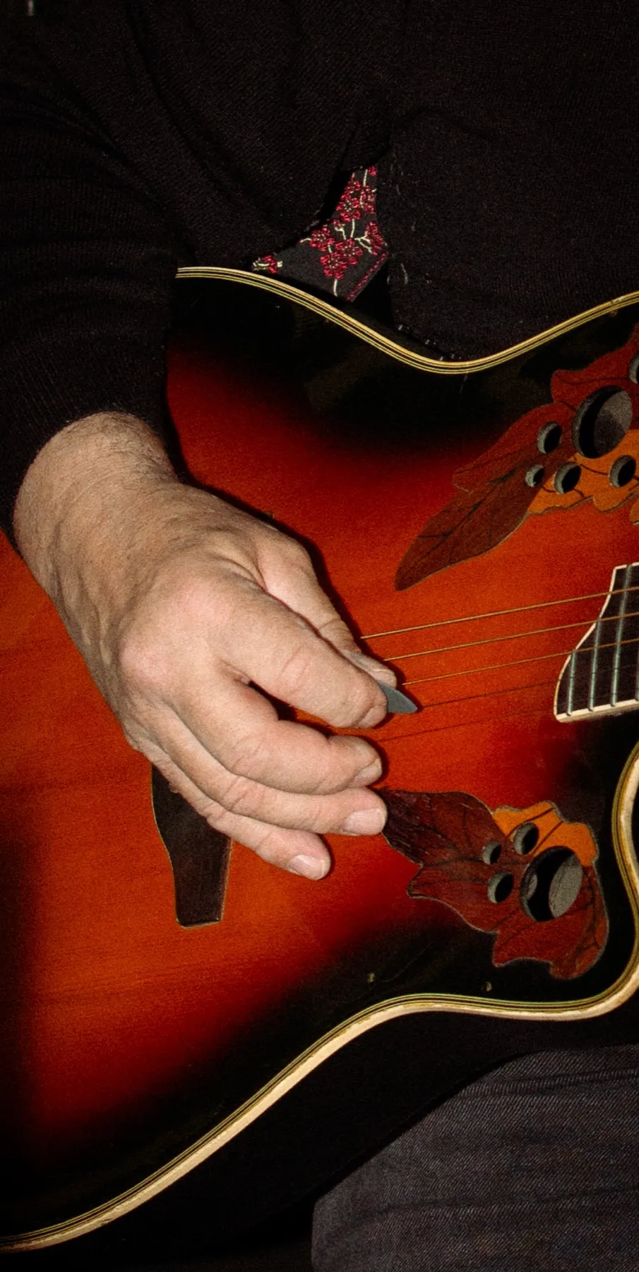 Mains de guitariste sur les cordes, Au Son des Guitares